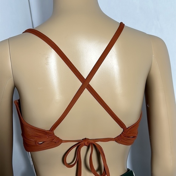 Shade and Shore Women's Orange Top Bikini Under Wire (5GZY6Z) - Picture 2 of 3